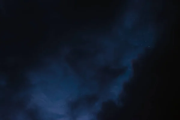 Estrellas Cielo Nocturno Juntan Las Nubes —  Fotos de Stock