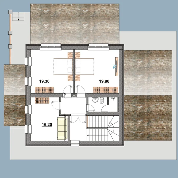 House Plan — Stock Photo, Image