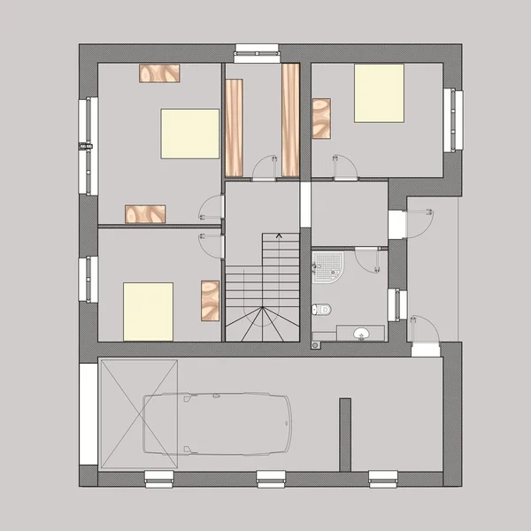 住宅规划 — 图库照片