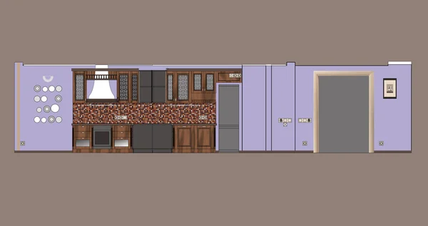 Interior residencial — Archivo Imágenes Vectoriales