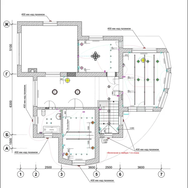 Plan de techo — Foto de Stock