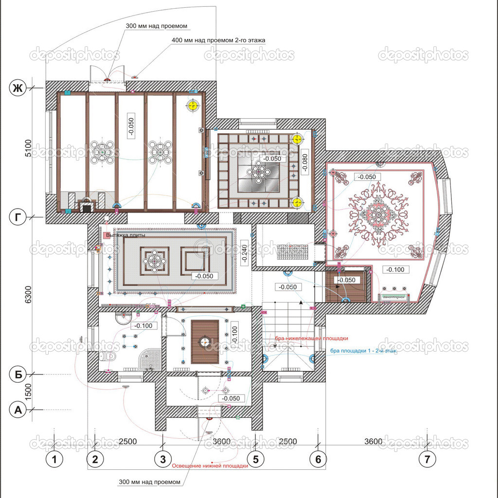 Deckenplan — Stockfoto © Andaleks3 #45925117
