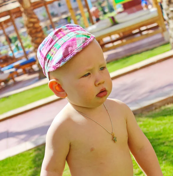 Kleine jongen de jongen — Stockfoto