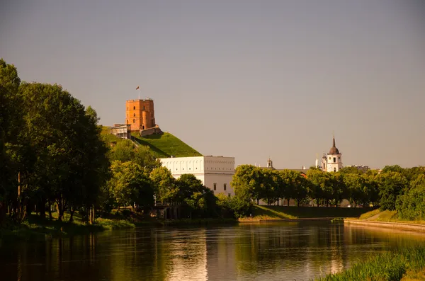 Vilnius de groene hoofdstad van Litouwen Stockafbeelding