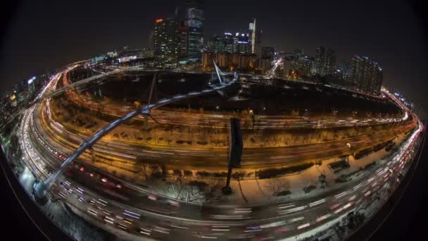 Seul cidade, Coréia — Vídeo de Stock