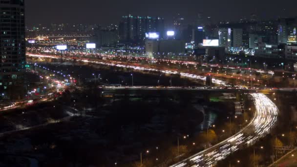 Soul město, korea — Stock video