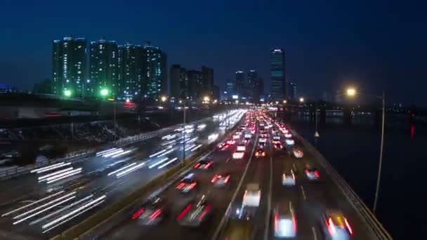 Seul cidade, Coréia — Vídeo de Stock