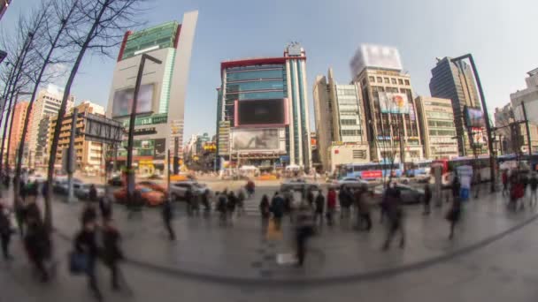 Stad in Seoul, korea — Stockvideo