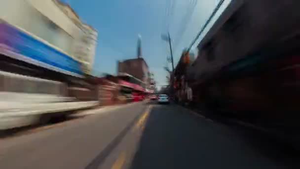 Сеул за рулем — стоковое видео