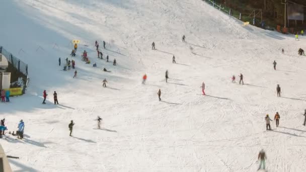 ソウルのスキー リゾートします。 — ストック動画