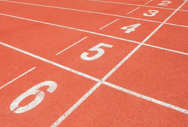 Atletizm lane numaraları takip