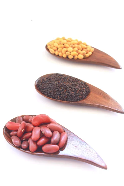 Group of various beans — Stock Photo, Image