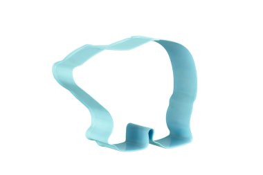 Boyalı metal kutup ayısı şekilli kurabiye kesicisi.