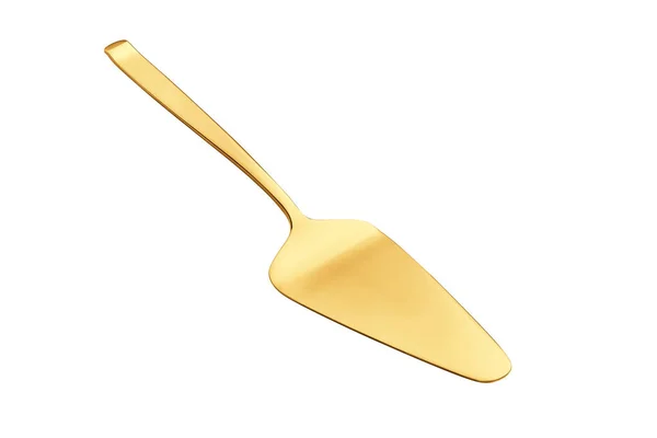Golden Cake Spatula Cut Out Photo Stacking — Stockfoto
