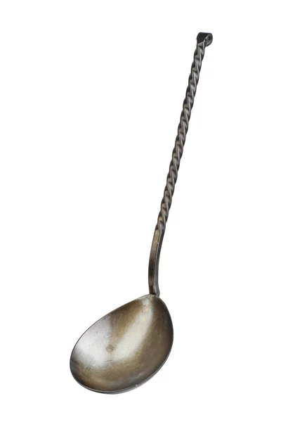 Large Long Handled Spoon Stirring Mixing Cut Out Photo Stacking — 图库照片