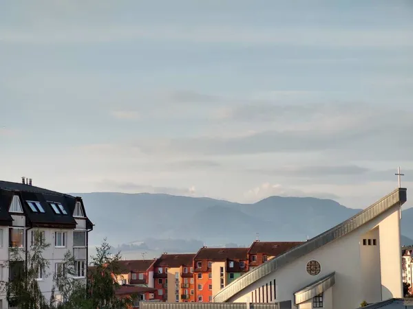 Vista Ciudad Europea Durante Día — Foto de Stock