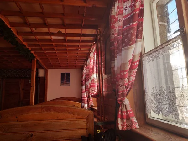 Interior Old Wooden House — Stock Photo, Image