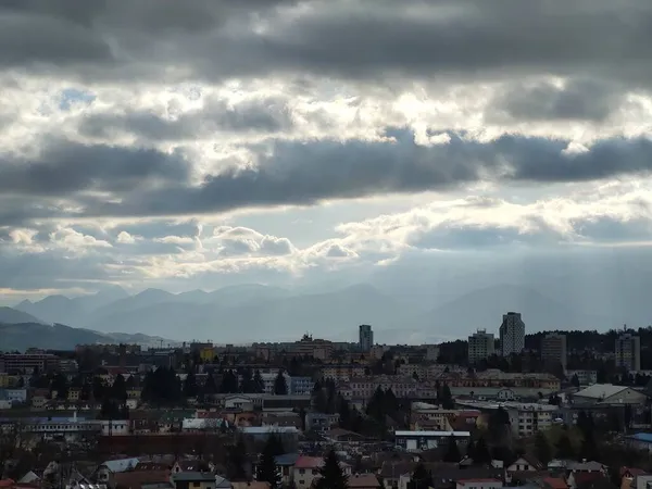 Bulutlu Bir Günde Avrupa Nın Manzarası — Stok fotoğraf