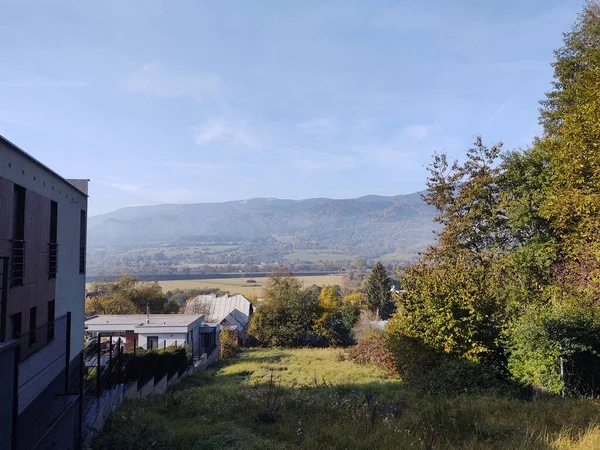 Beau Paysage Montagnes Campagne Journée Ensoleillée — Photo