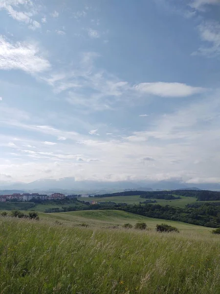 Bela Paisagem Montanhosa Durante Dia — Fotografia de Stock