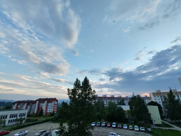 Blick Auf Die Europäische Stadt Bei Tag — Stockfoto