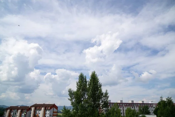 Blick Auf Die Europäische Stadt Bei Tag — Stockfoto