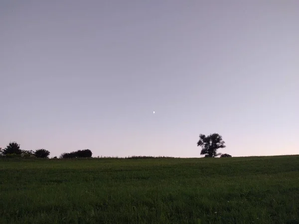 Bellissimo Paesaggio Montagna Alla Sera — Foto Stock