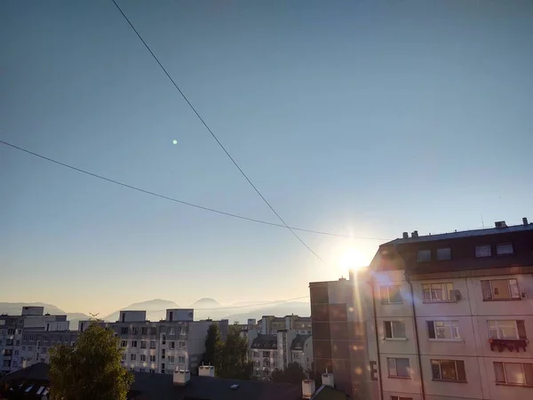 Vue Ville Européenne Jour — Photo