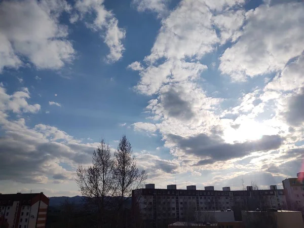 Vue Ville Européenne Jour — Photo