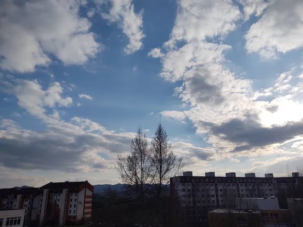 Vue Ville Européenne Jour — Photo