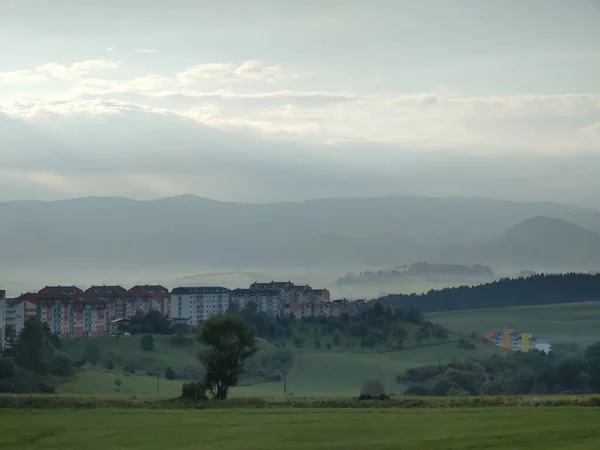 Вид Місто Европія Горах — стокове фото