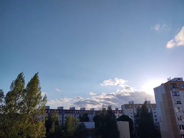 Blick Auf Die Europäische Stadt Bei Tag — Stockfoto