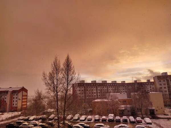 Pohled Evropské Město Den — Stock fotografie