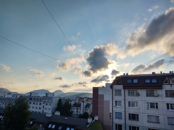 Blick Auf Die Europäische Stadt Bei Tag — Stockfoto