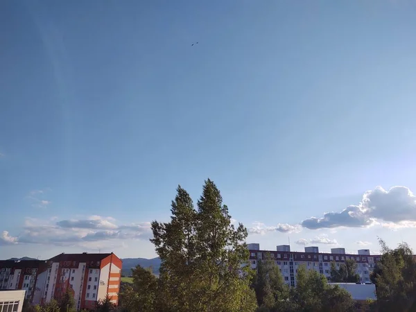 Blick Auf Die Europäische Stadt Bei Tag — Stockfoto