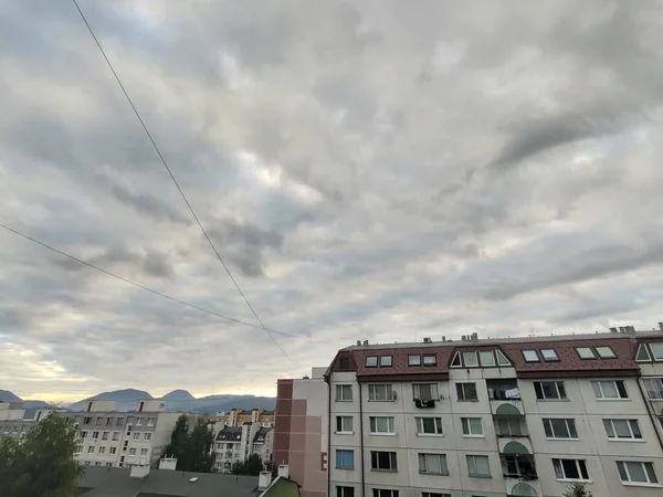 Blick Auf Die Europäische Stadt Bei Tag — Stockfoto