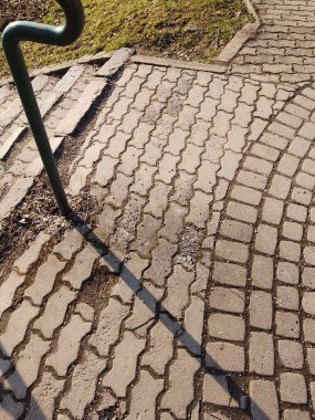 Baharda güzel şehir parkı