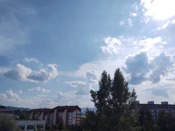 Blick Auf Die Europäische Stadt Bei Tag — Stockfoto