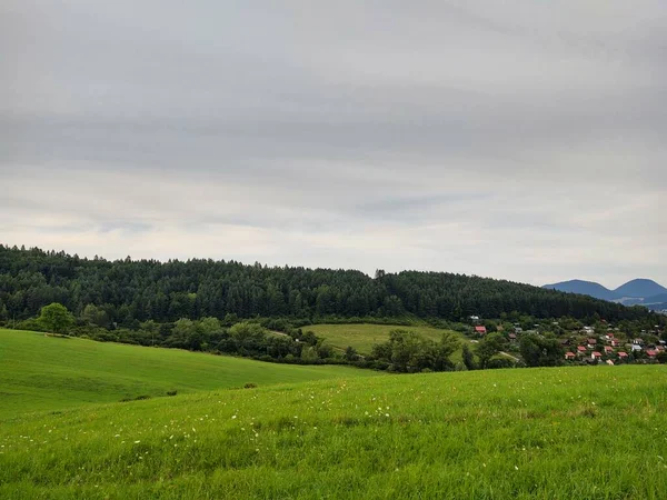 Beau Paysage Montagne Par Temps Nuageux — Photo