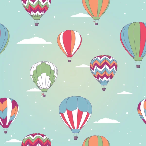 Retro hot air balloon