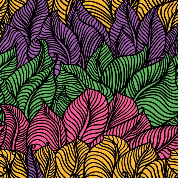 Patrón floral abstracto — Vector de stock