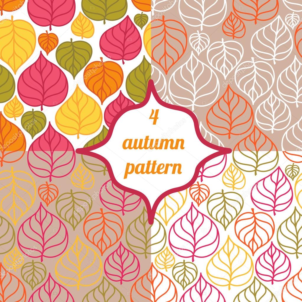 4 autumn pattern