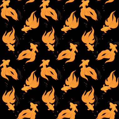 Japon balığı desen