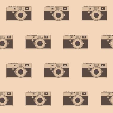 retro kameralar ile desen