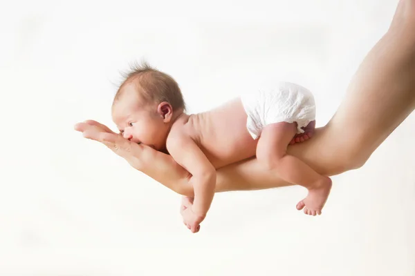 Baby on arm Royalty Free Stock Photos