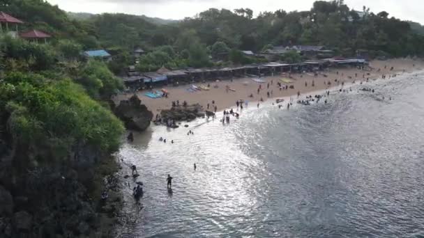 Veduta Aerea Drone Holiday Beach Indonesia — Video Stock