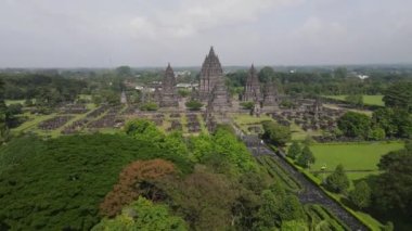 Endonezya, Yogyakarta 'daki Hindu tapınağı..