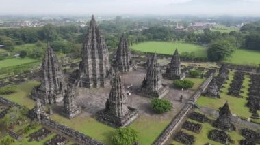 Endonezya, Yogyakarta 'daki Hindu tapınağı..