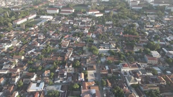 Landschappelijk Uitzicht Berg Merapi Ochtend Yogyakarta — Stockvideo