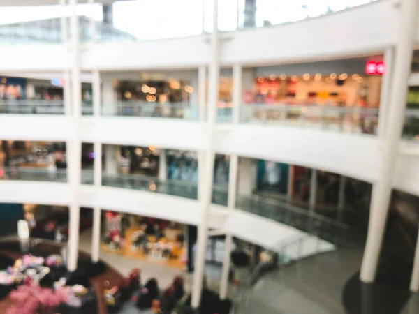 Blur Mall Shop Background Store Shopping Mall Bokeh Light Background — Stock Photo, Image
